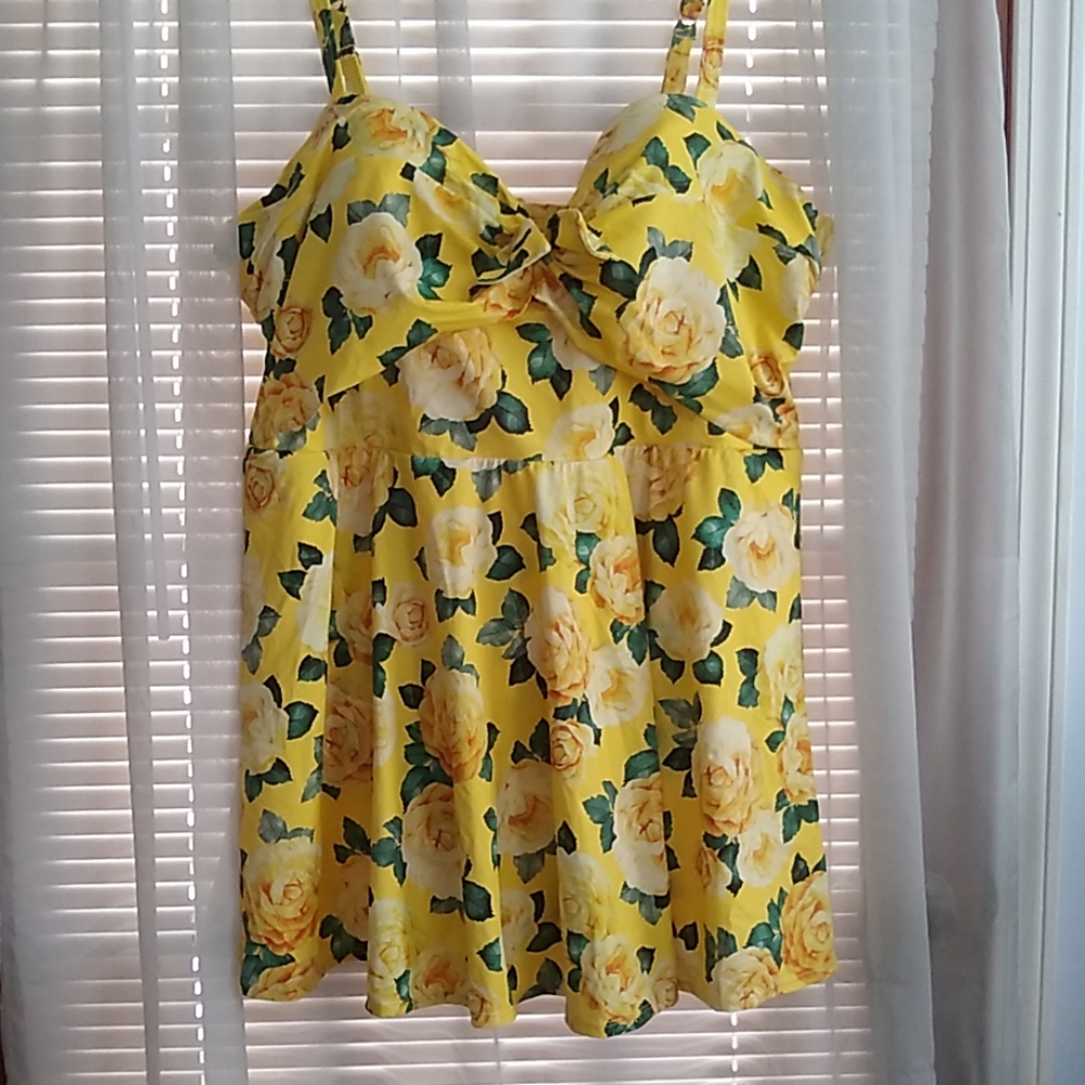 Floral Torrid One-piece Swimsuit New Without Tags